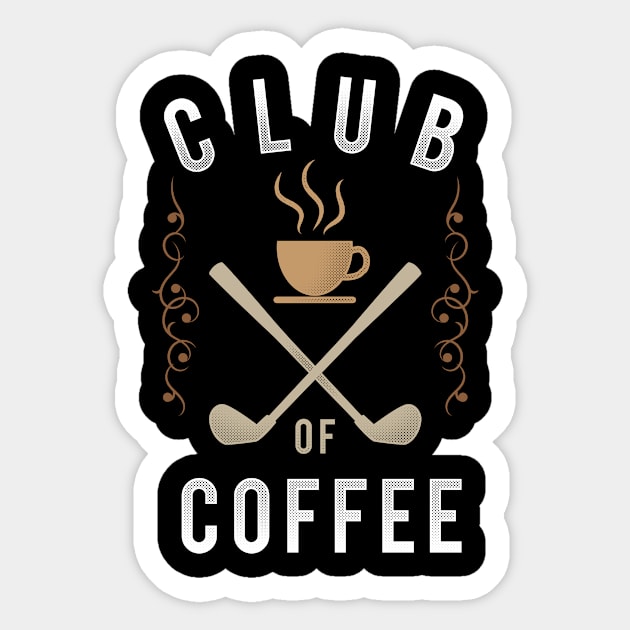 Club of Coffee Sticker by EdifyEra